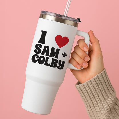 I Love S & C Tumbler