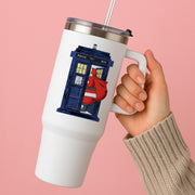 Santa's Tardis Tumbler 2