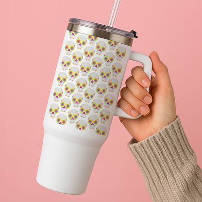 Skull Pattern - Halloween Tumbler