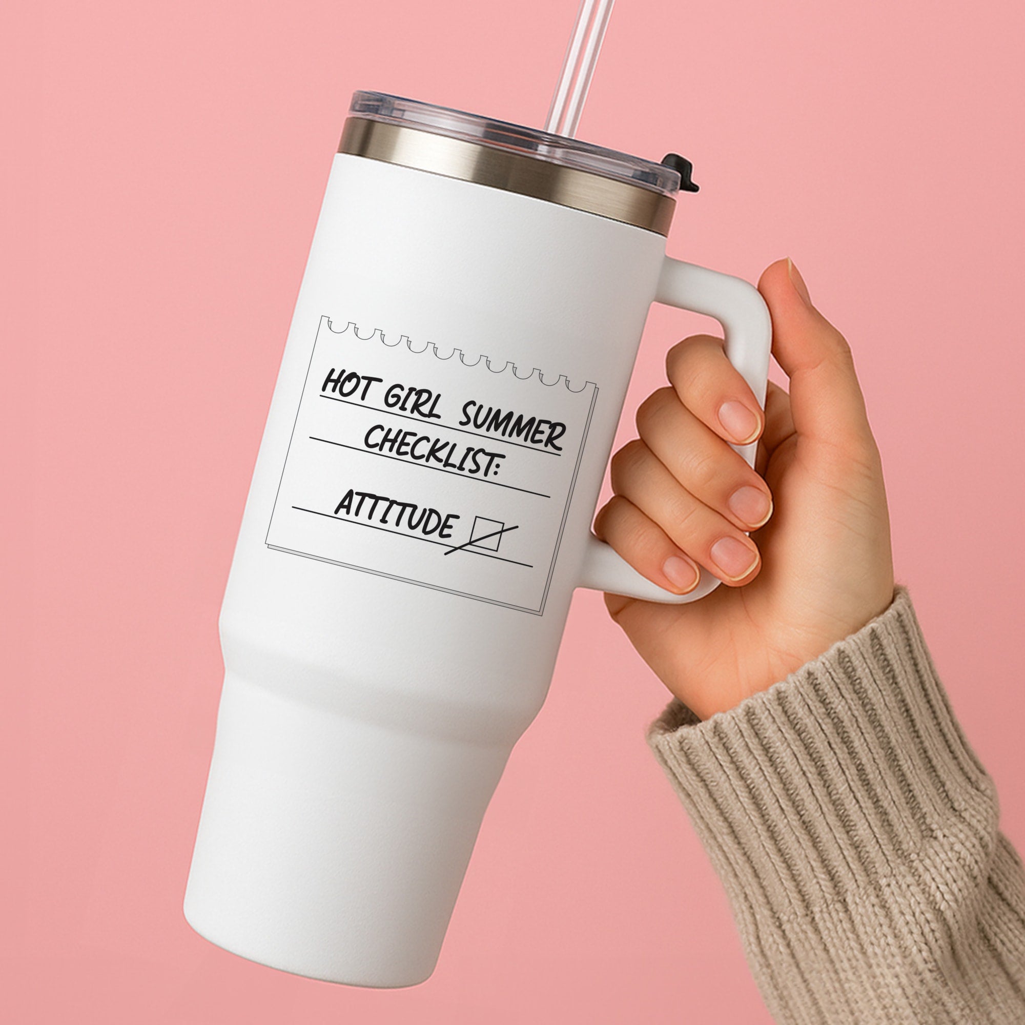 Hot Girl Summer Checklist - Summer Tumbler