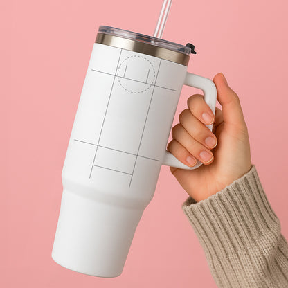 The Pitch - Cricket Tumbler