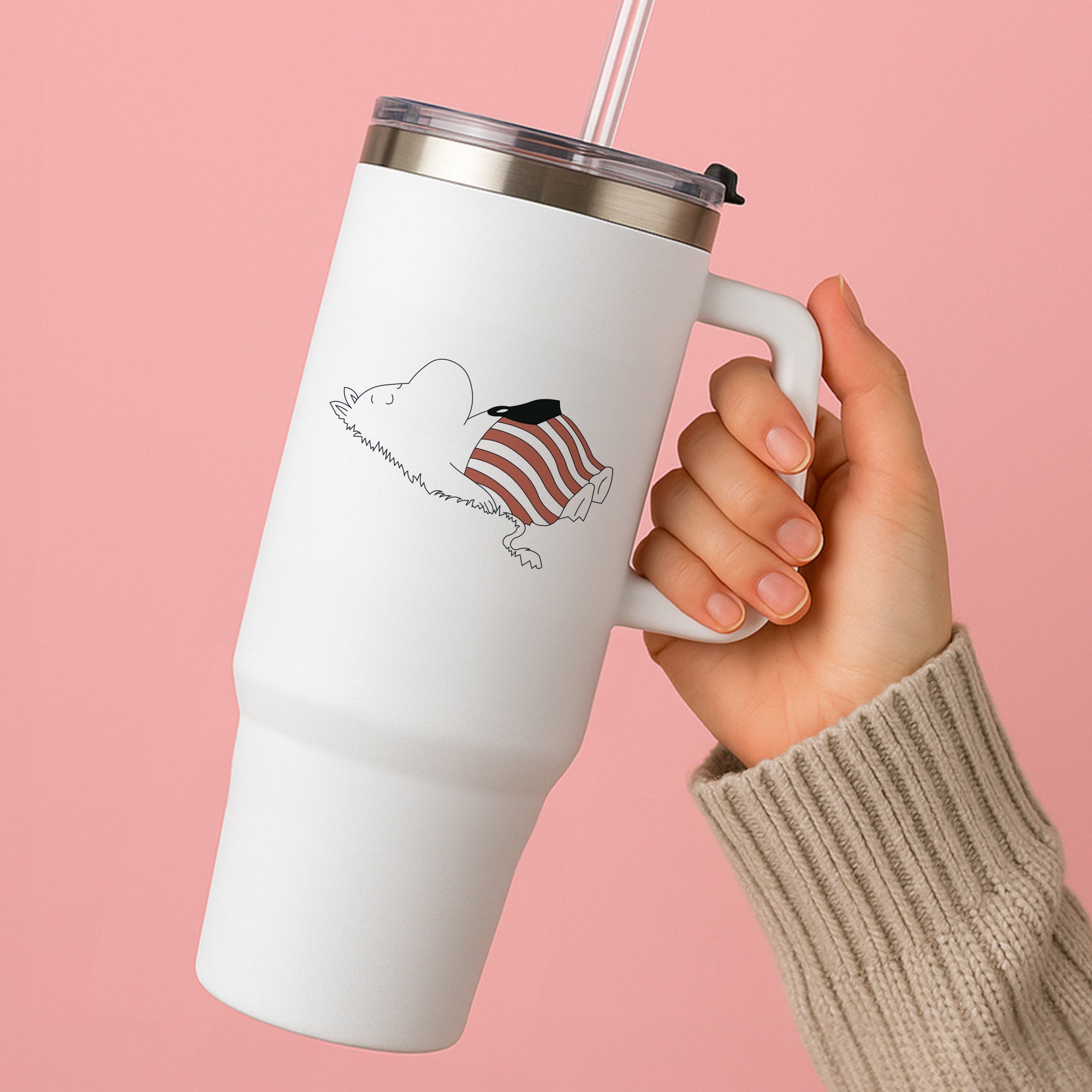 Moom On Grass Tumbler