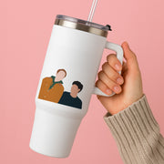 Nick And Charlie - Heart TV Tumbler 2
