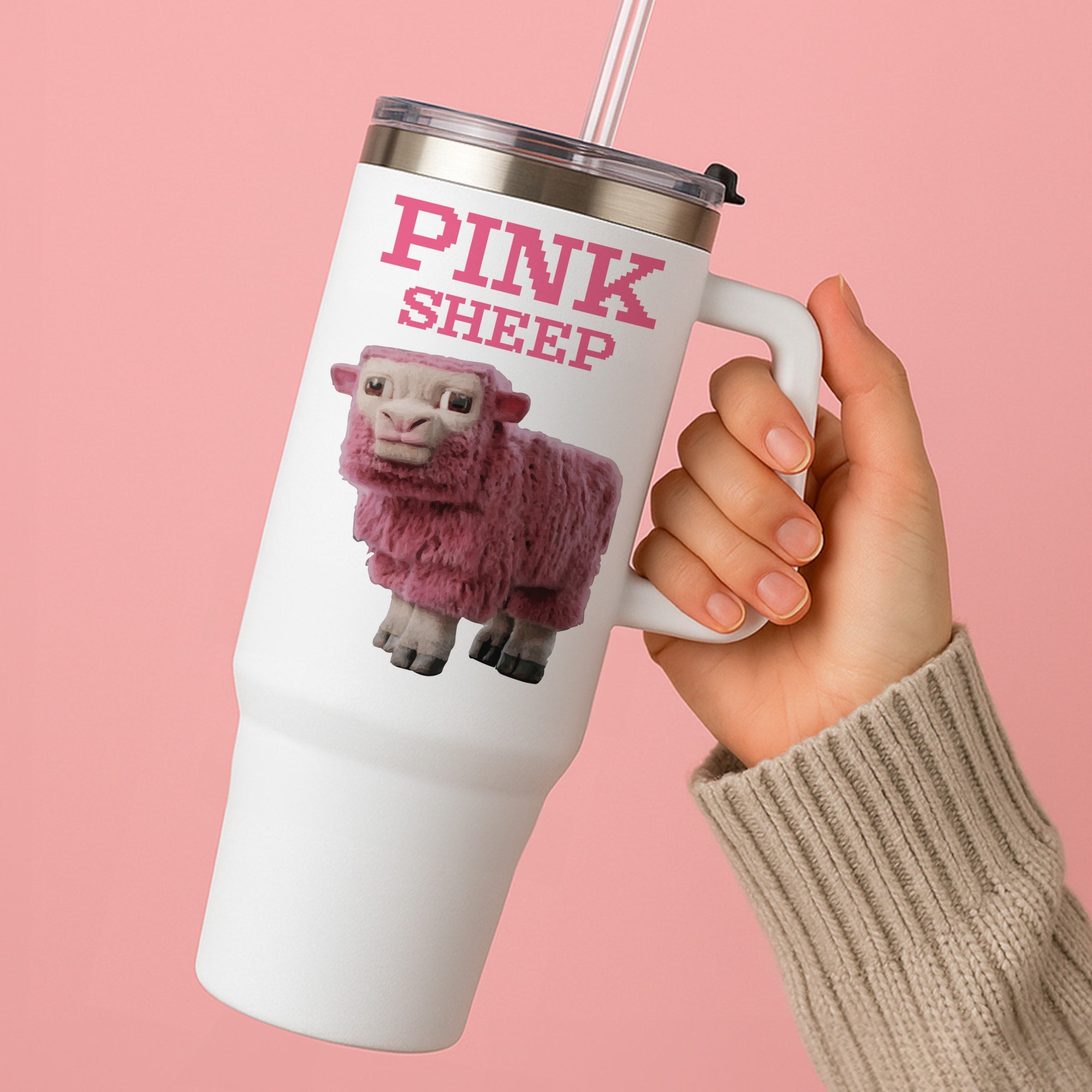 Pink Sheep Tumbler