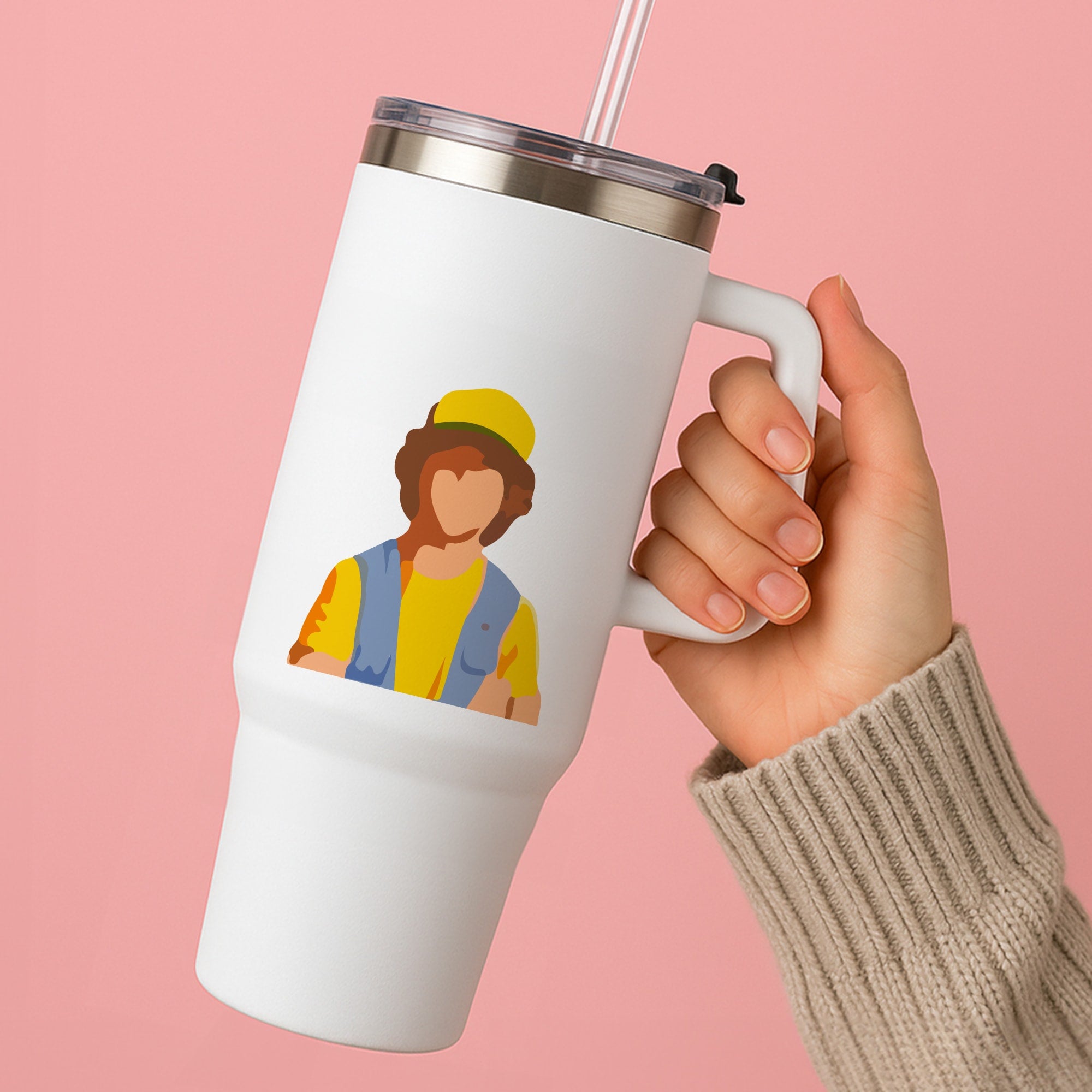 Faceless Dustin - Stranger Things Tumbler