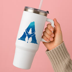 Alien World Logo Tumbler