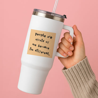 People Are Afraid Of Me - Scissorhands Tumbler