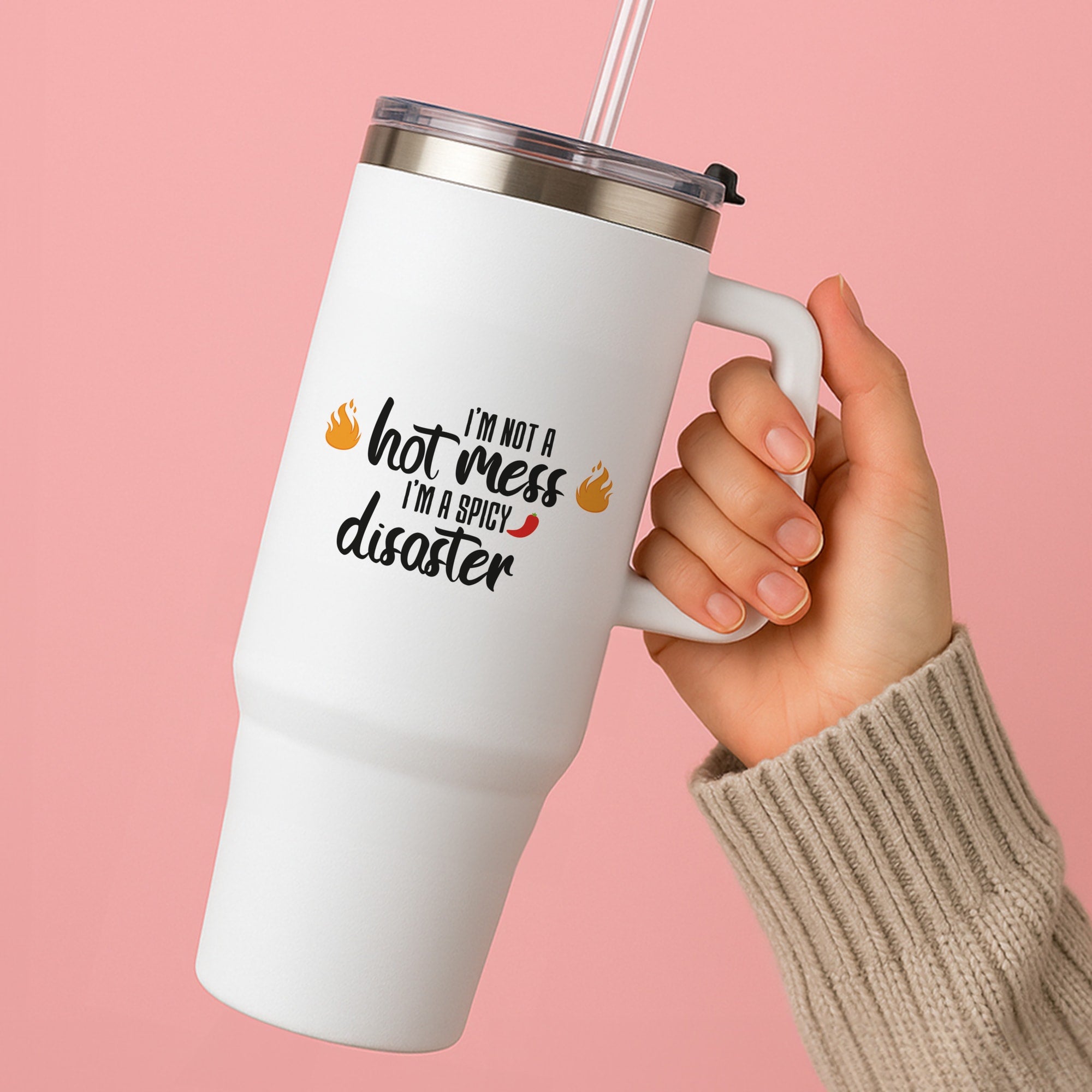 I'm A Spicy Disaster - Funny Quotes Tumbler