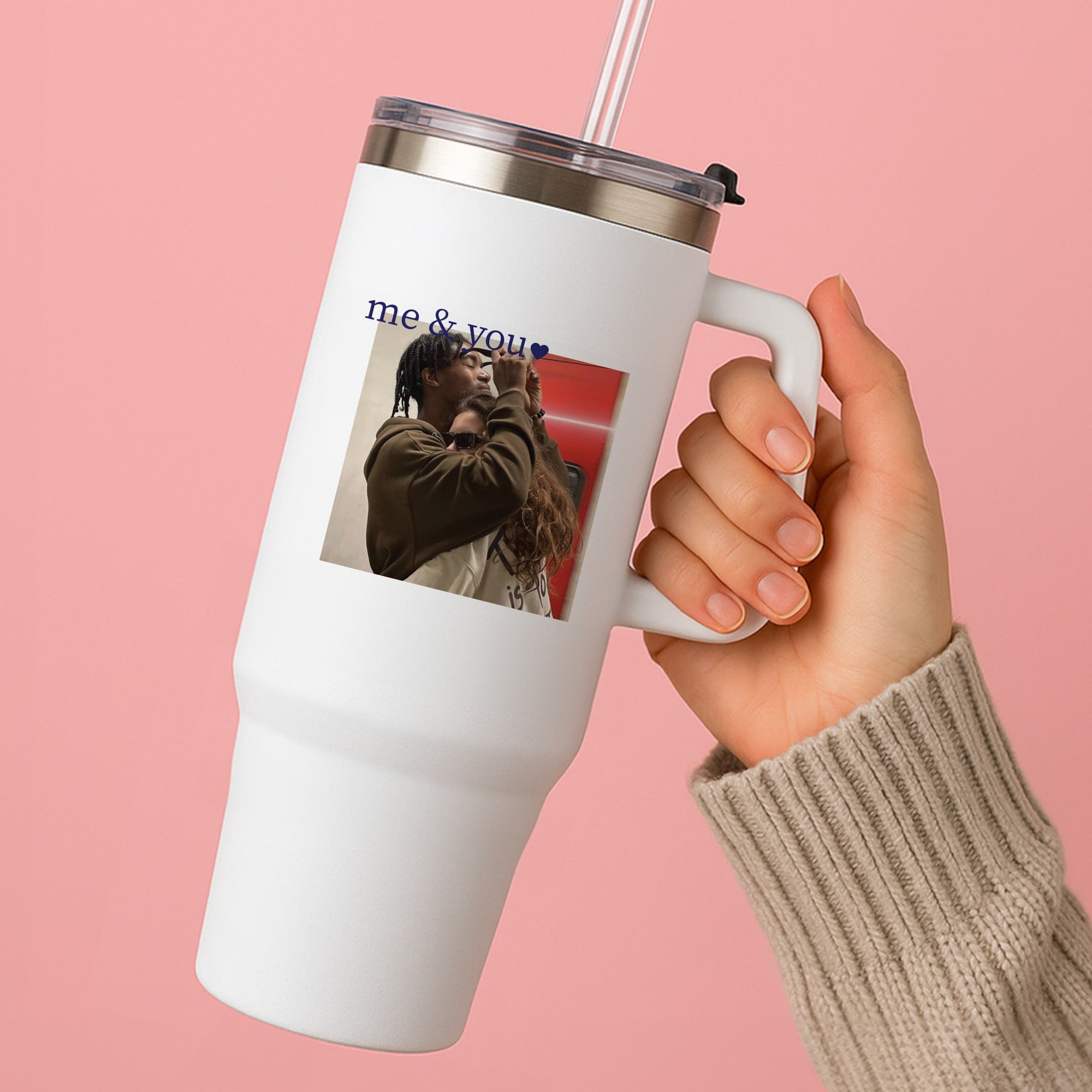 Me And You - Personalised Couples Tumbler