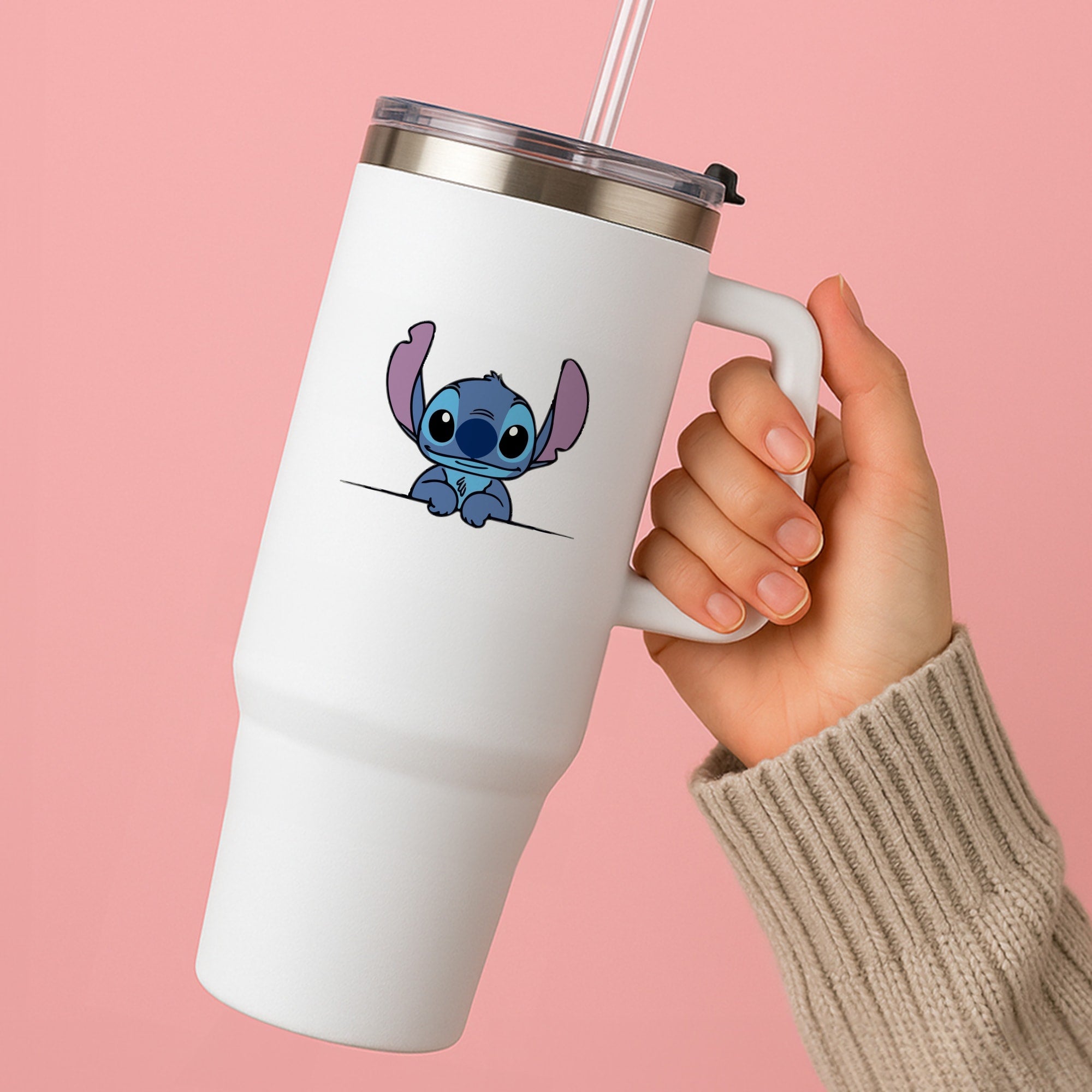 Alien Blue Leaning Tumbler