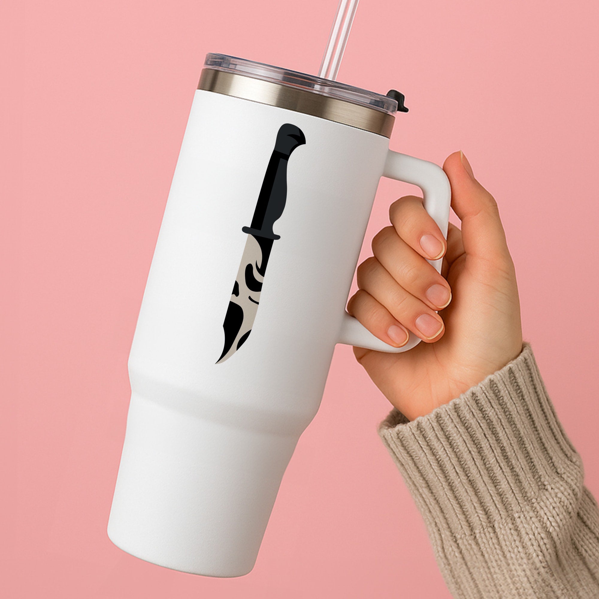 Ghostface Dagger - Scream Tumbler