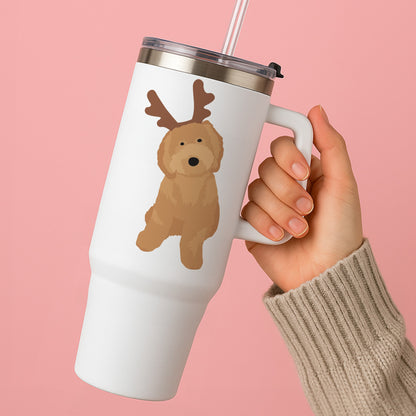 Dog Christmas Ears Tumbler