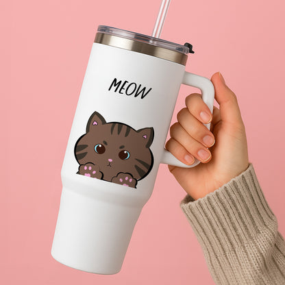 Meow Purple - Cats Tumbler