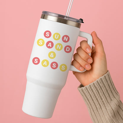 Sun, Sand And Sass Tumbler