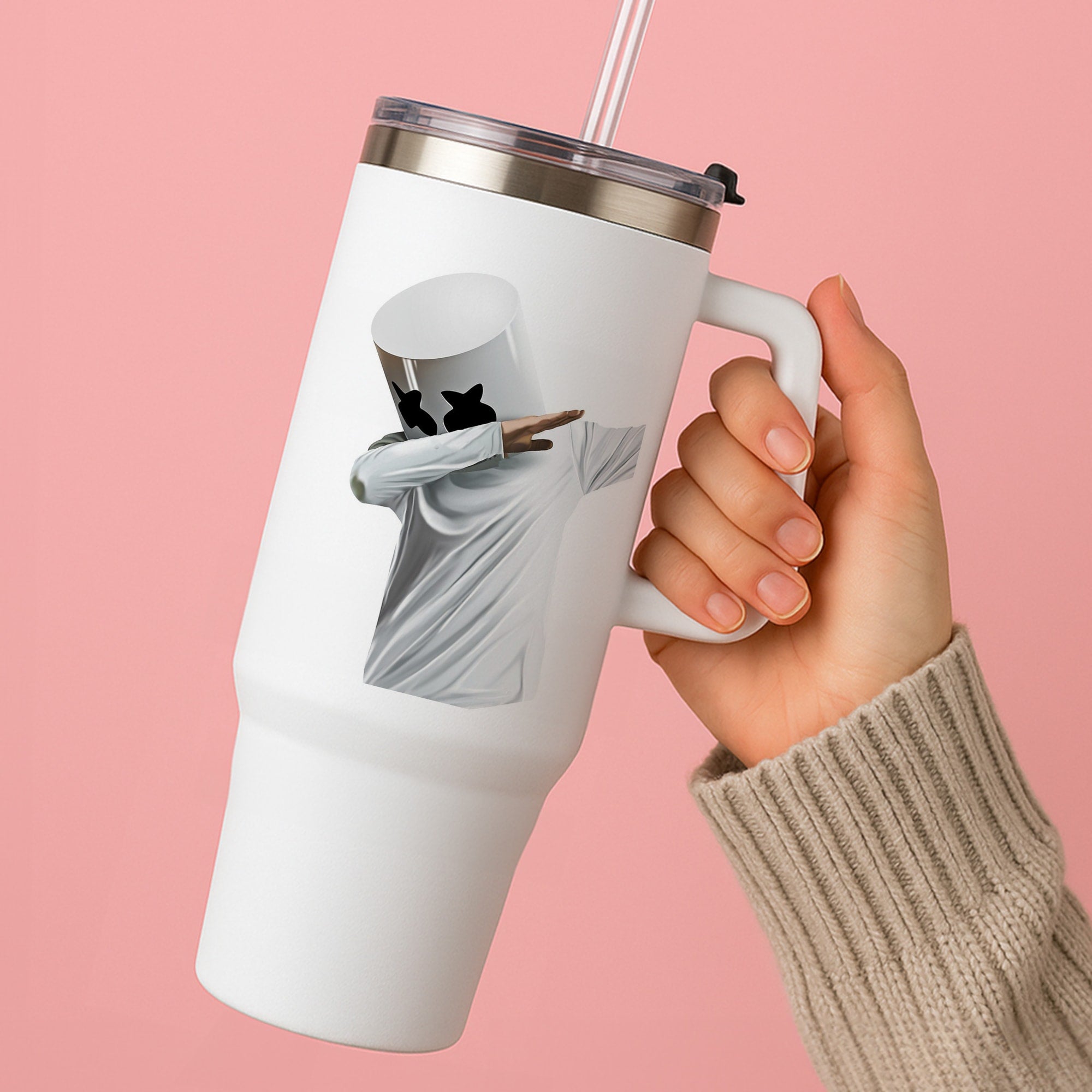 White Helmet DJ Dab Tumbler