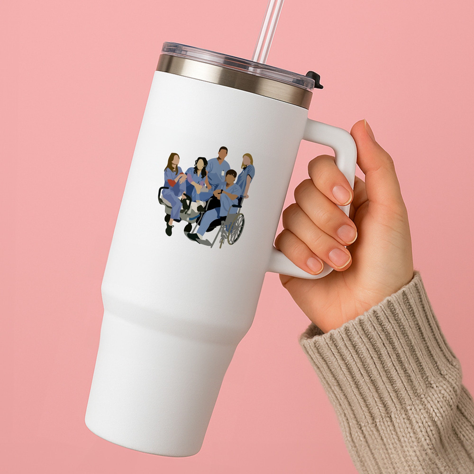 Greys Cast Tumbler
