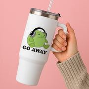 Go Away Grumpy Frog  Tumbler 2