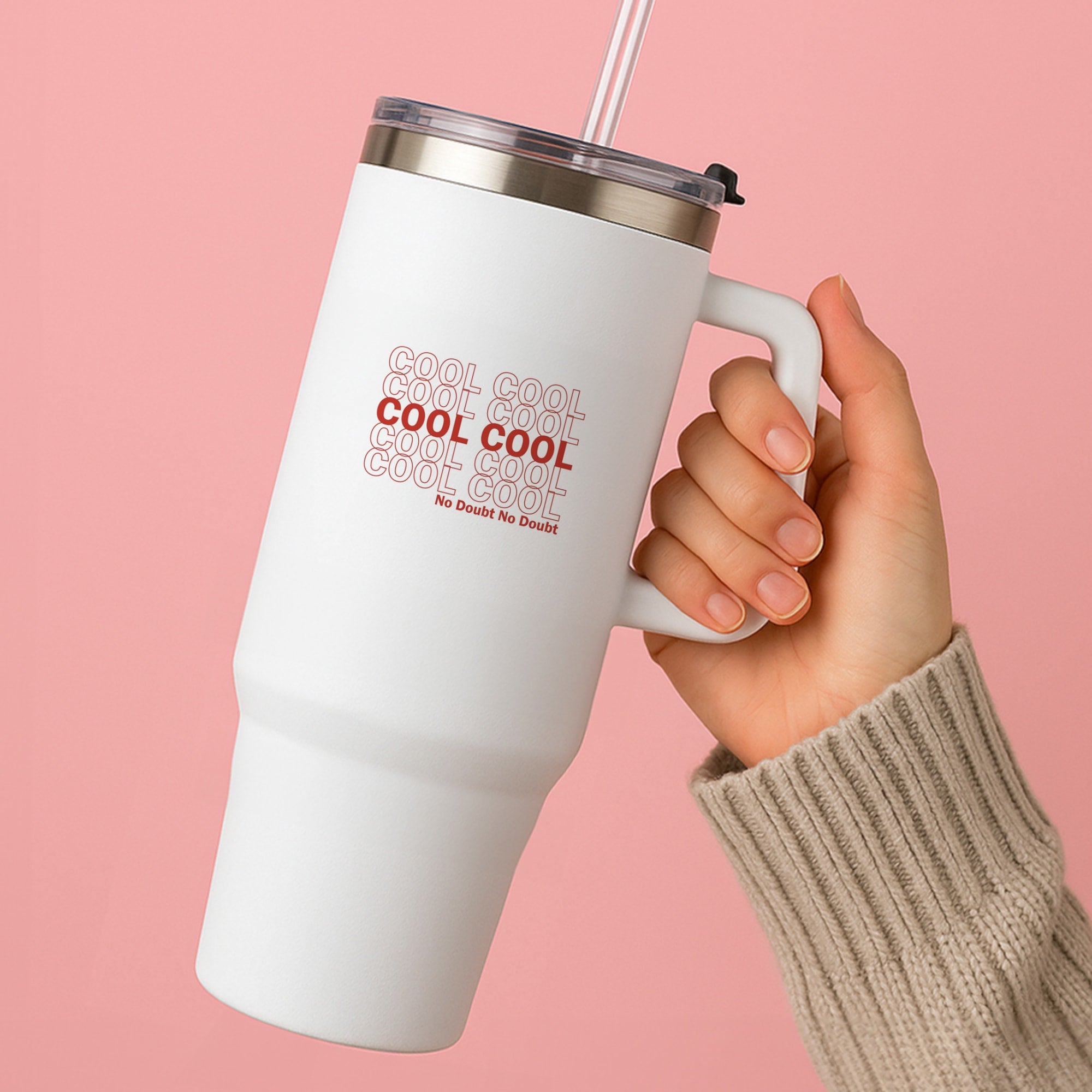 Cool Cool Cool No Doubt White - B99 Tumbler