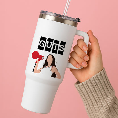 Olivia Red Megaphone Tumbler