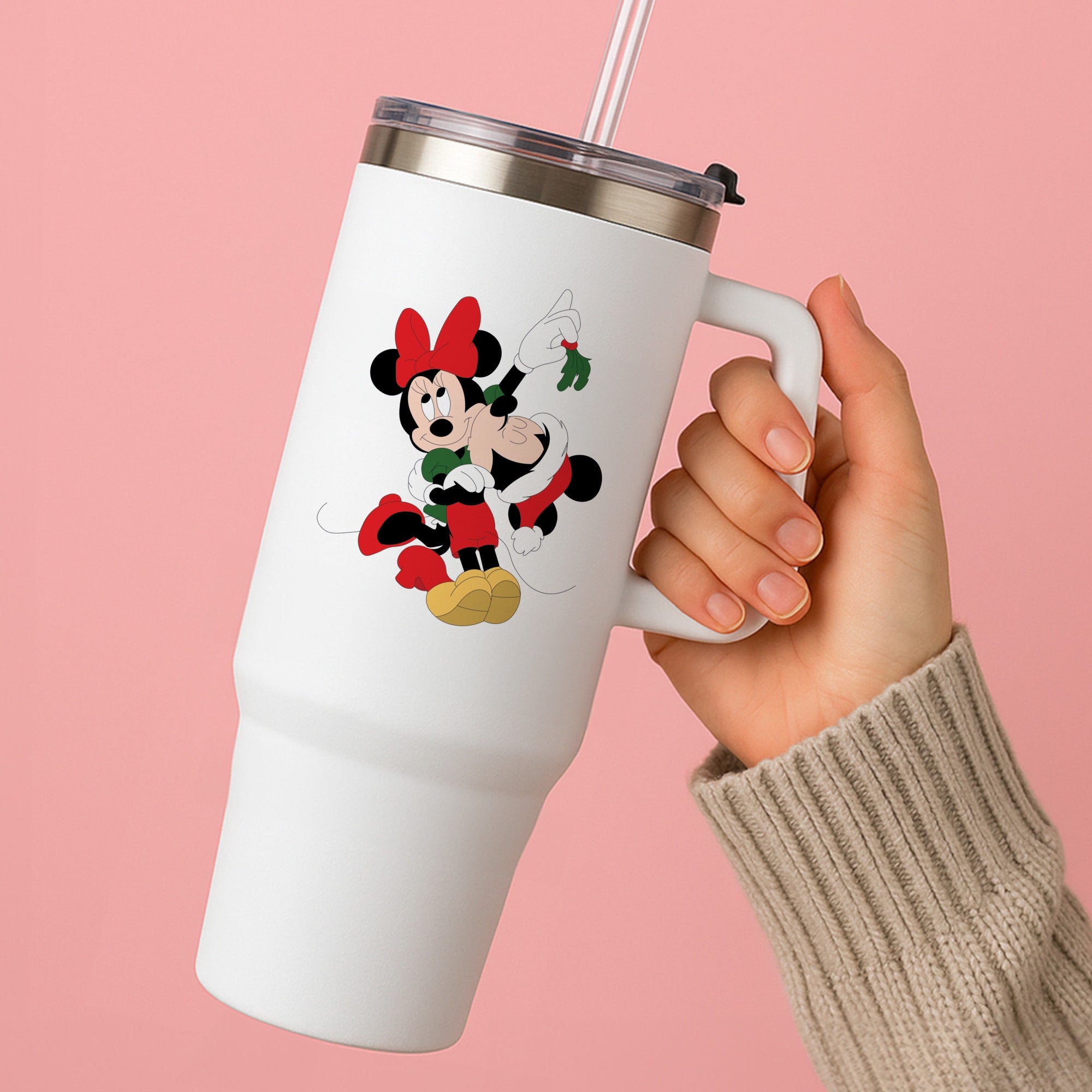 Mistletoe Fairytale Mice - Christmas Tumbler