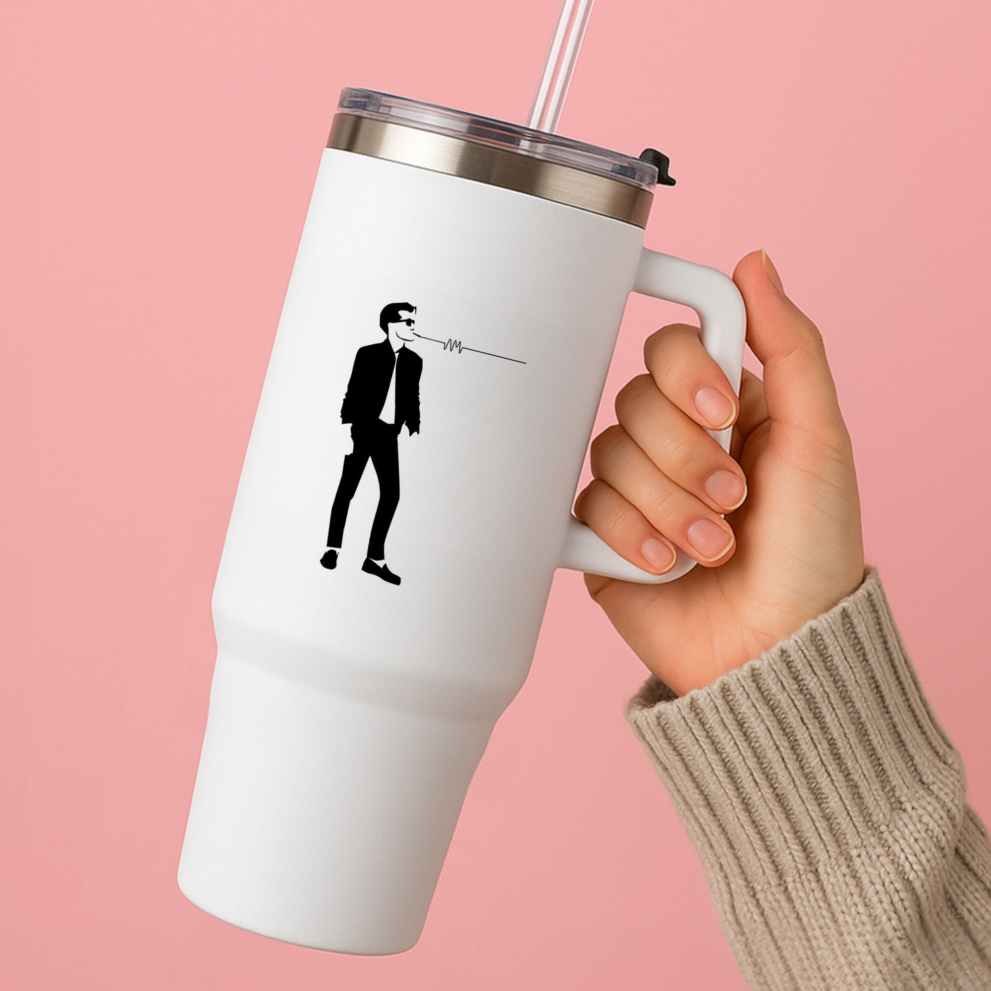A Monkeys Silhouette Tumbler