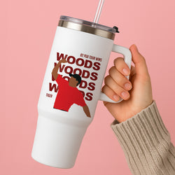 Woods Dark Red Tumbler