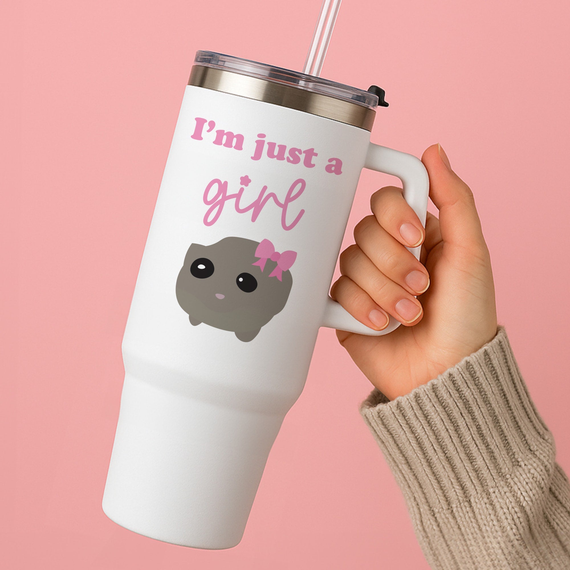 I'm Just A Girl Tumbler