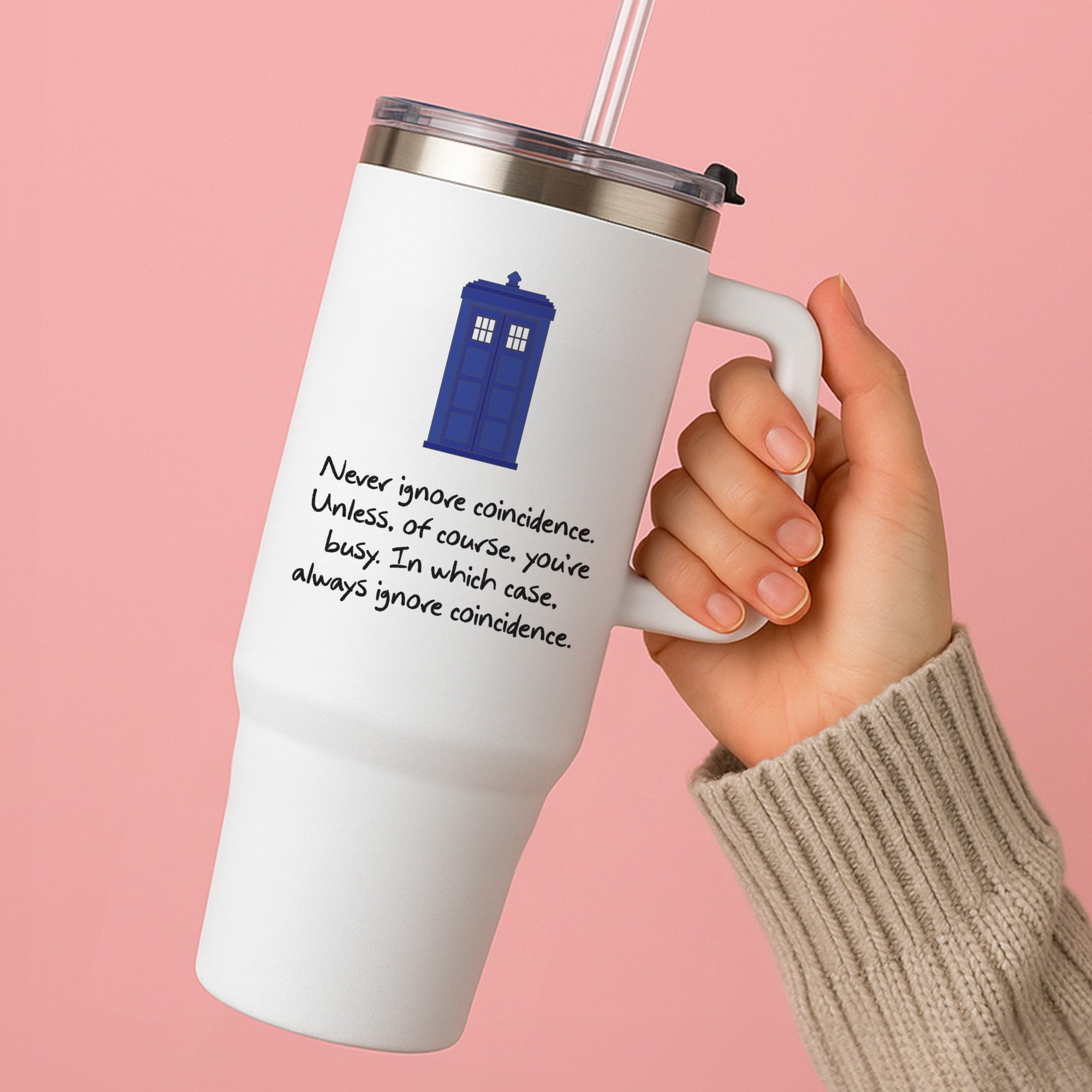Never Ignore Coincidence Tumbler