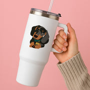 Black & brown - Dachshunds Tumbler 2