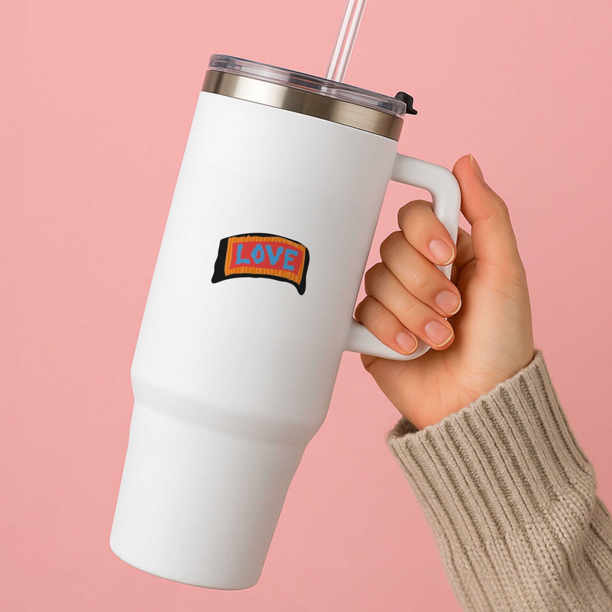 Orange Love - Lil Peep Tumbler