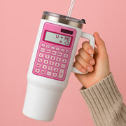 Pink Love Calculator Tumbler 2