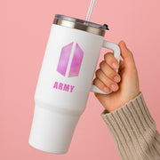 BTS Army Pink - K Pop Tumbler 2