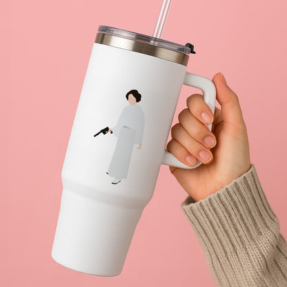 Leia Faceless With Gun Tumbler