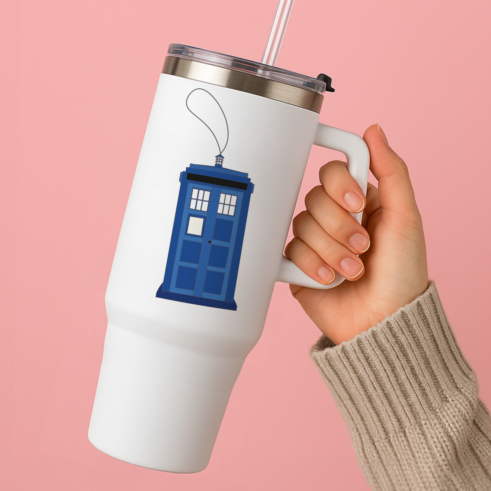 Tardis Ornement - Doctor Who Tumbler