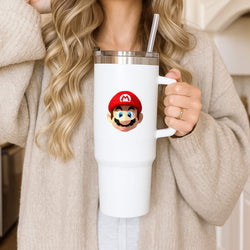 Mario Face - Mario Tumbler