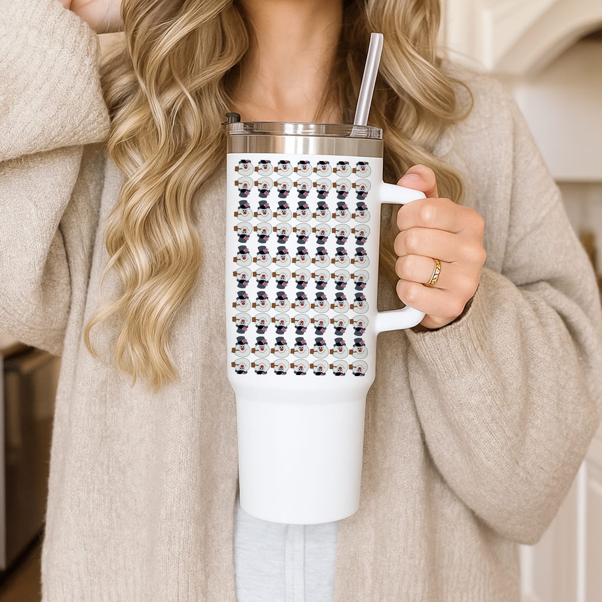 Pattern - Snowman Tumbler