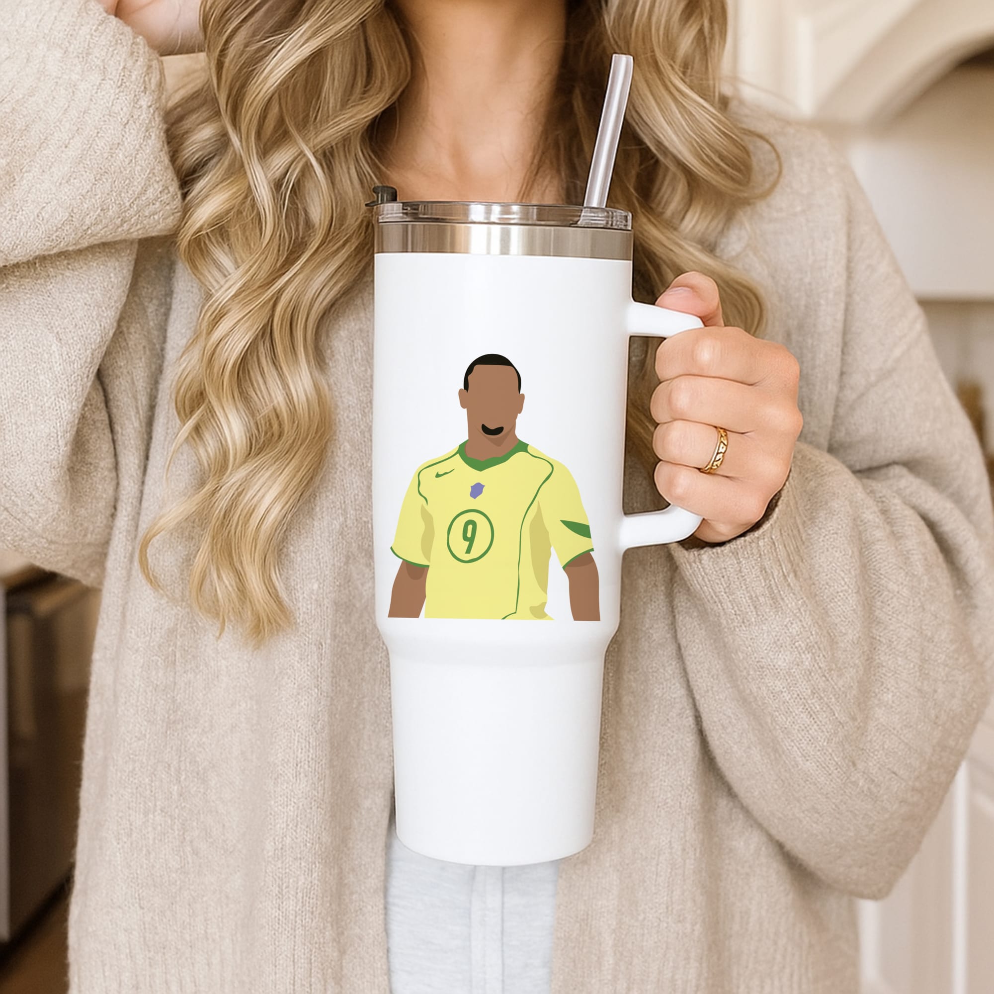 R9 Ronaldo - Football Tumbler