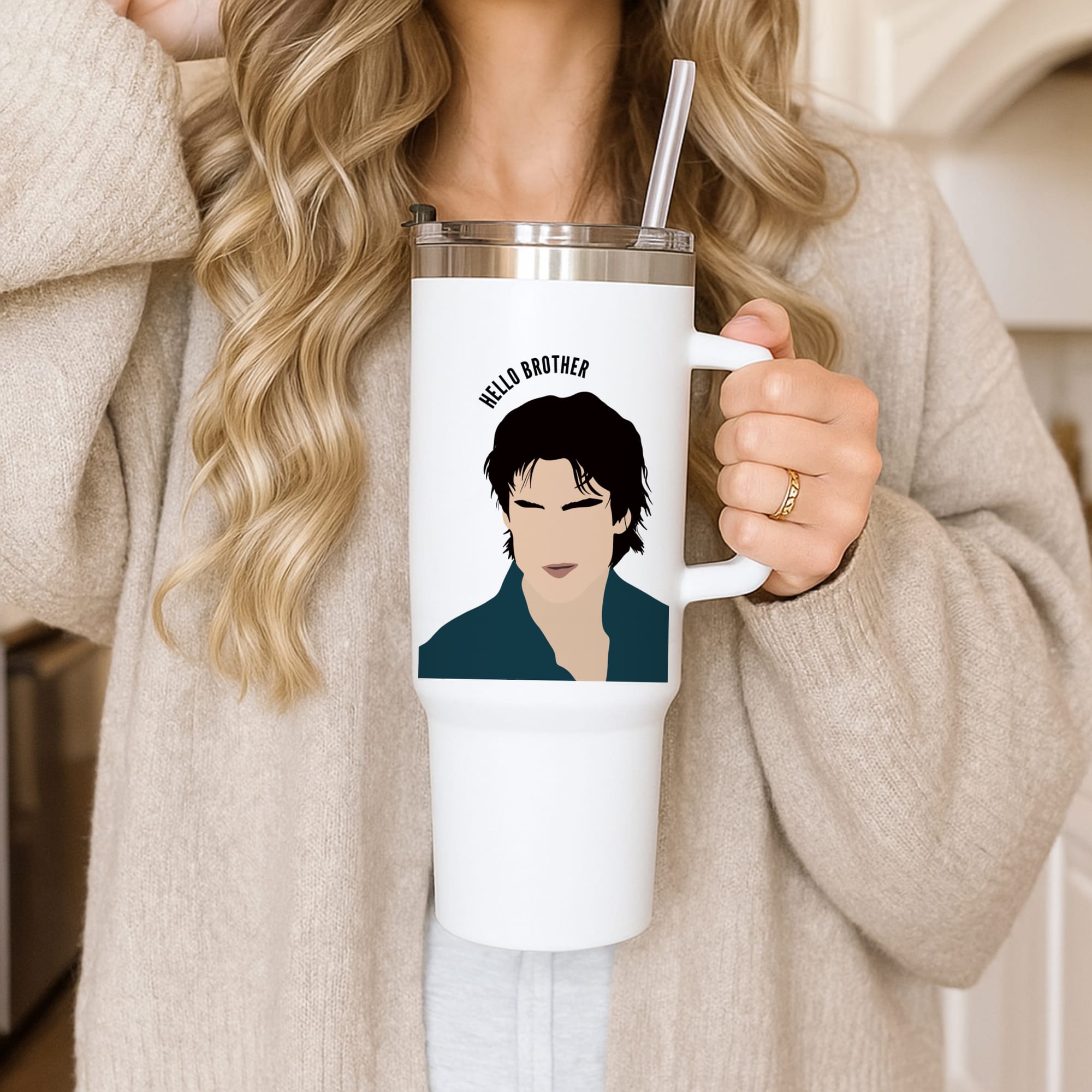 Hello Brother Cartoon - VD Tumbler