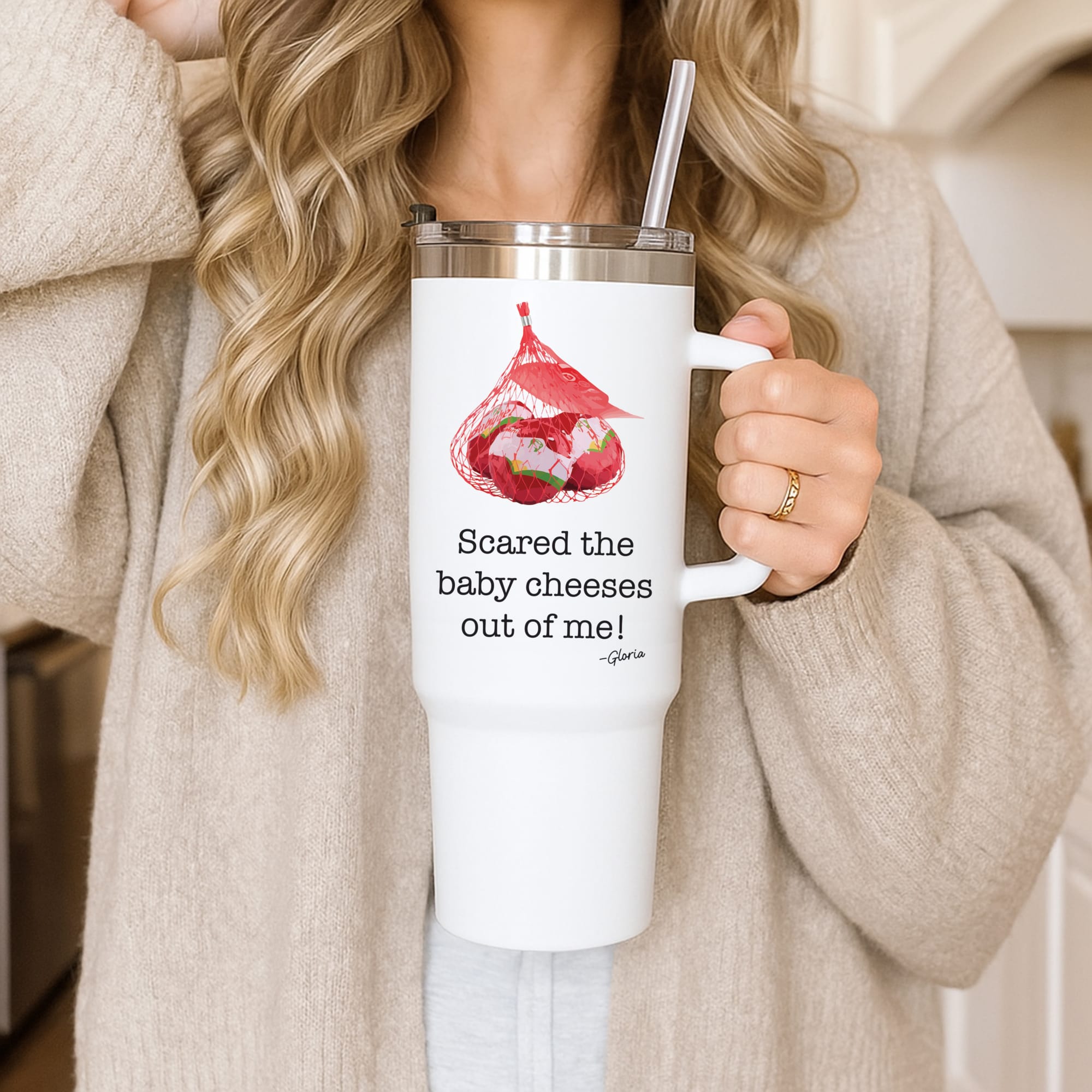 Scared The Baby Cheeses Out Of Me Tumbler
