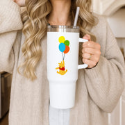 Pooh On Balloons Tumbler 3