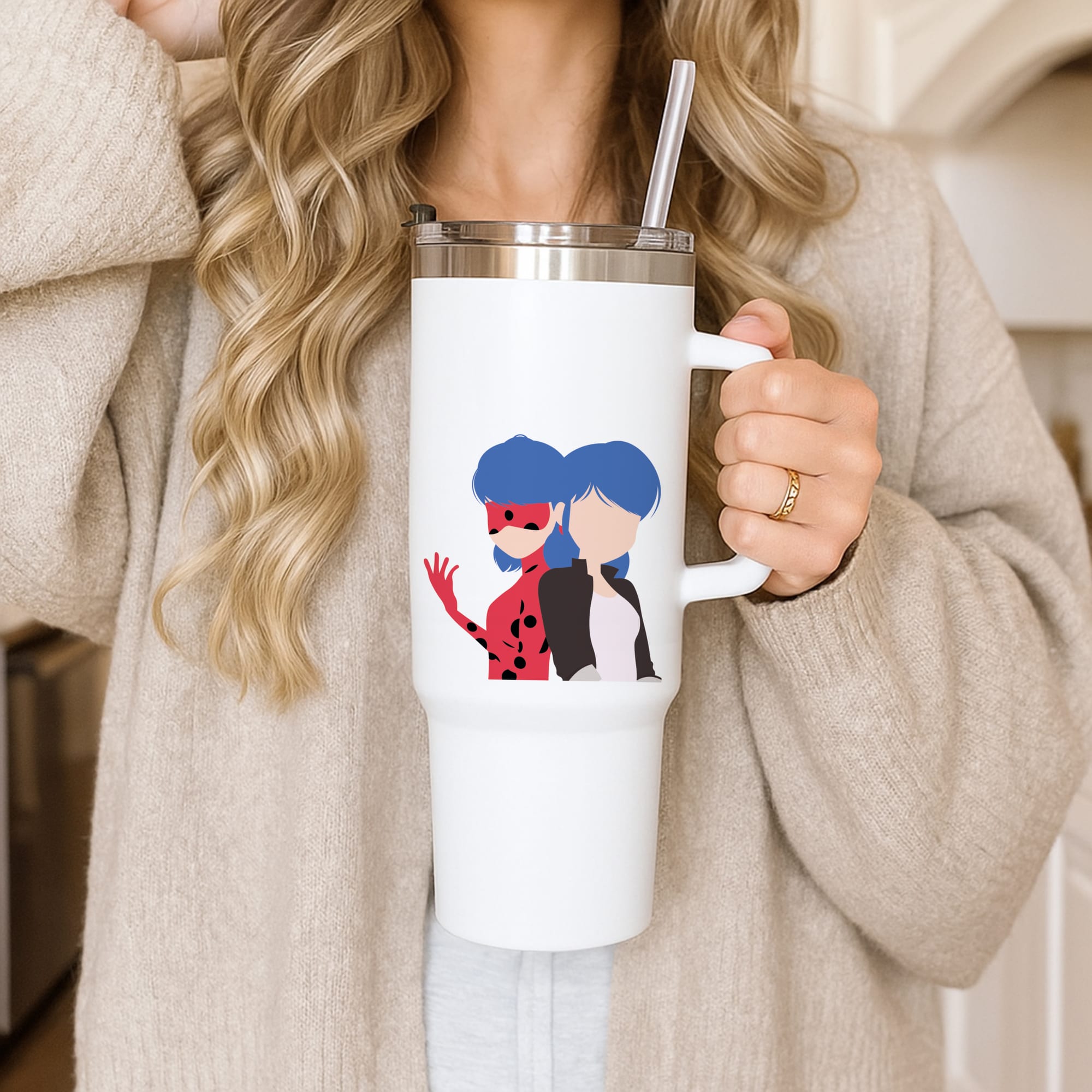 Marinette And Ladybug Tumbler