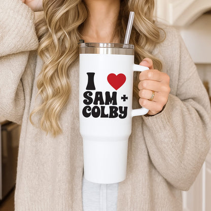I Love S & C Tumbler