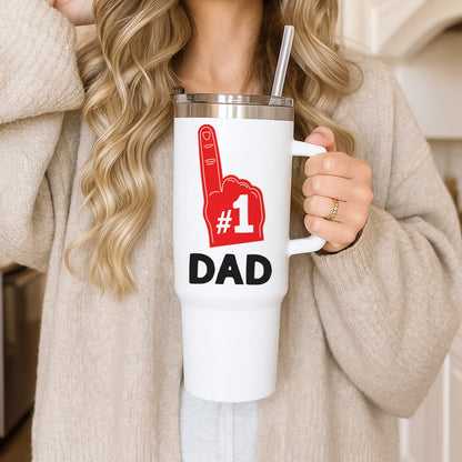 #1 Dad Foam Finger Tumbler