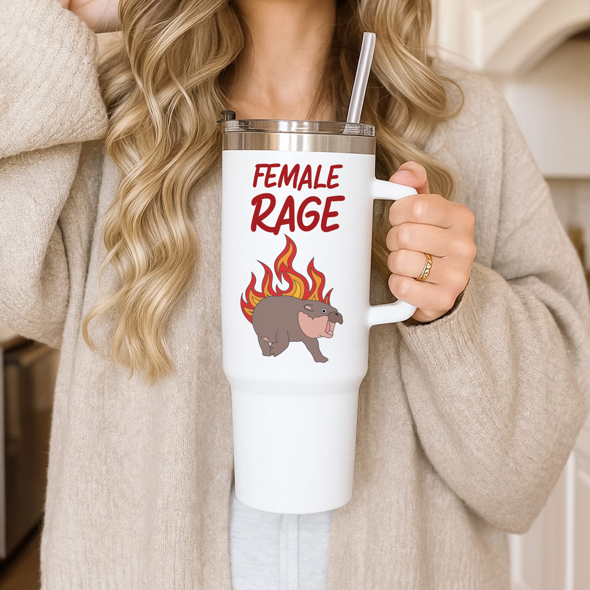 Female Rage Tumbler