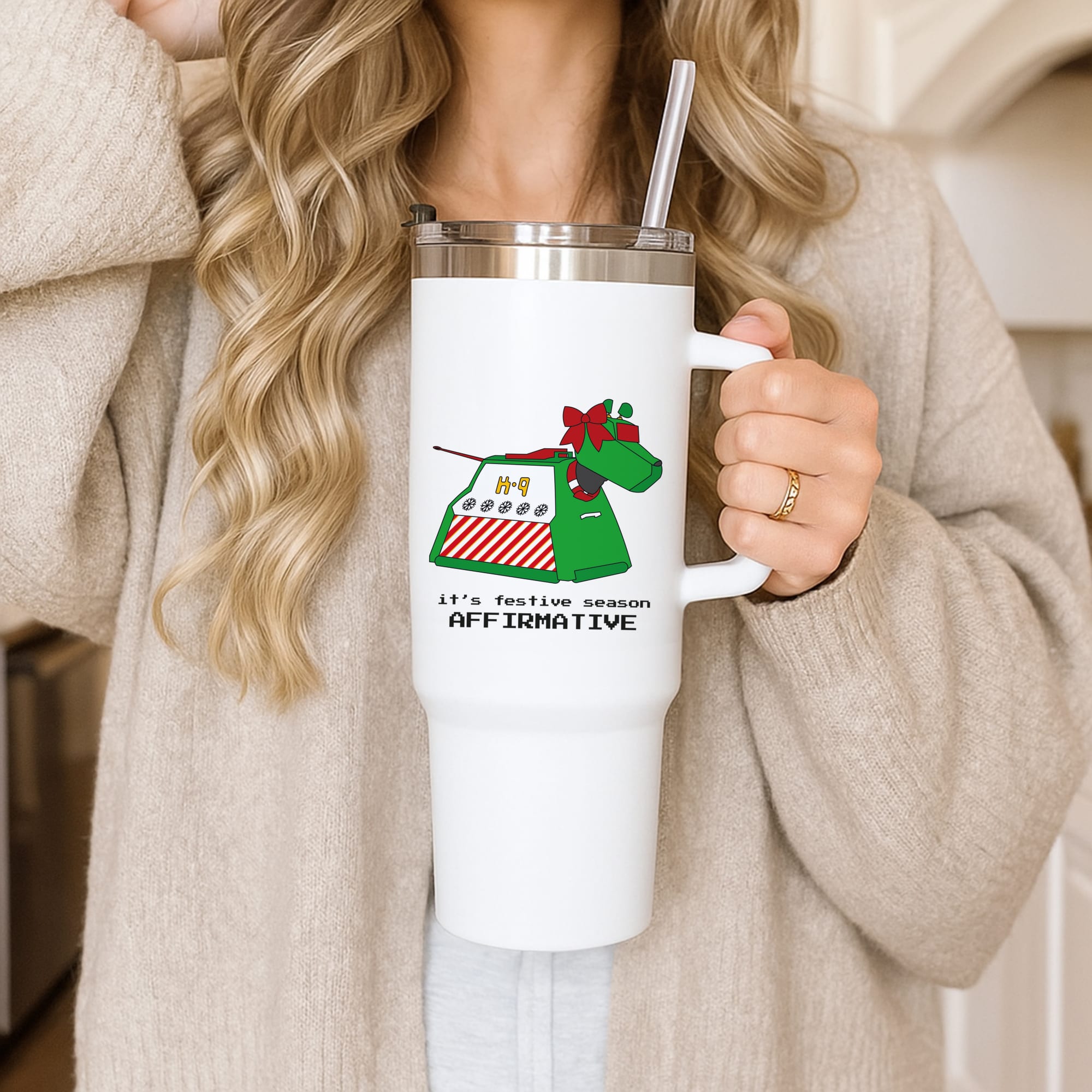 K9 Festive Season - Doctor Who Tumbler