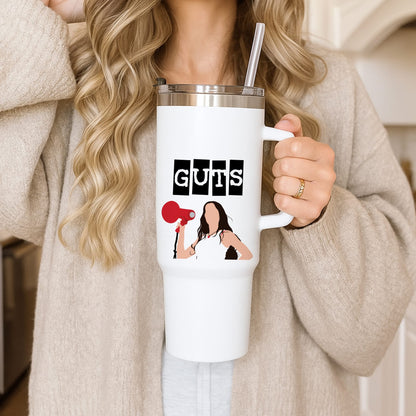 Olivia Red Megaphone Tumbler