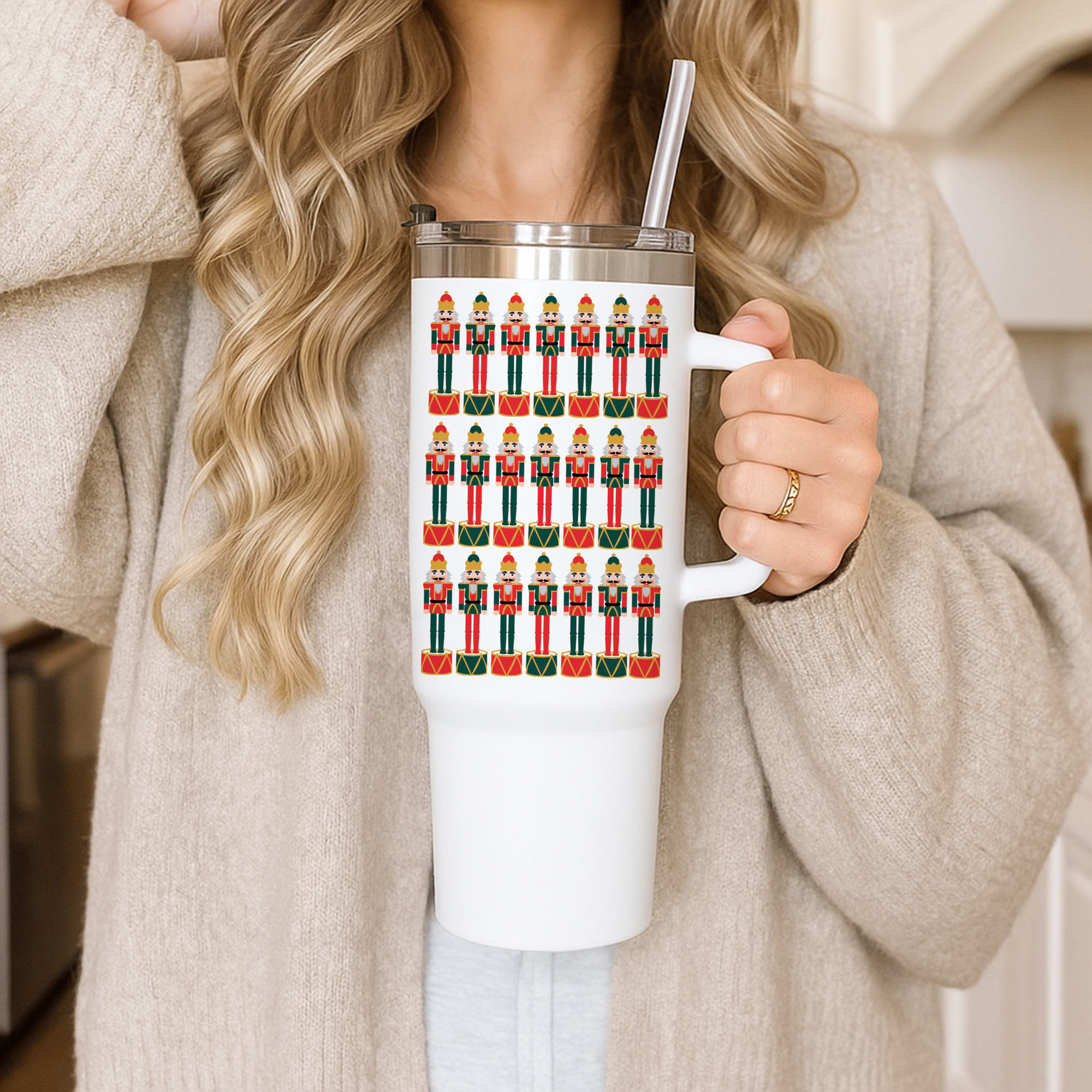 Nutcracker - Christmas Patterns Tumbler