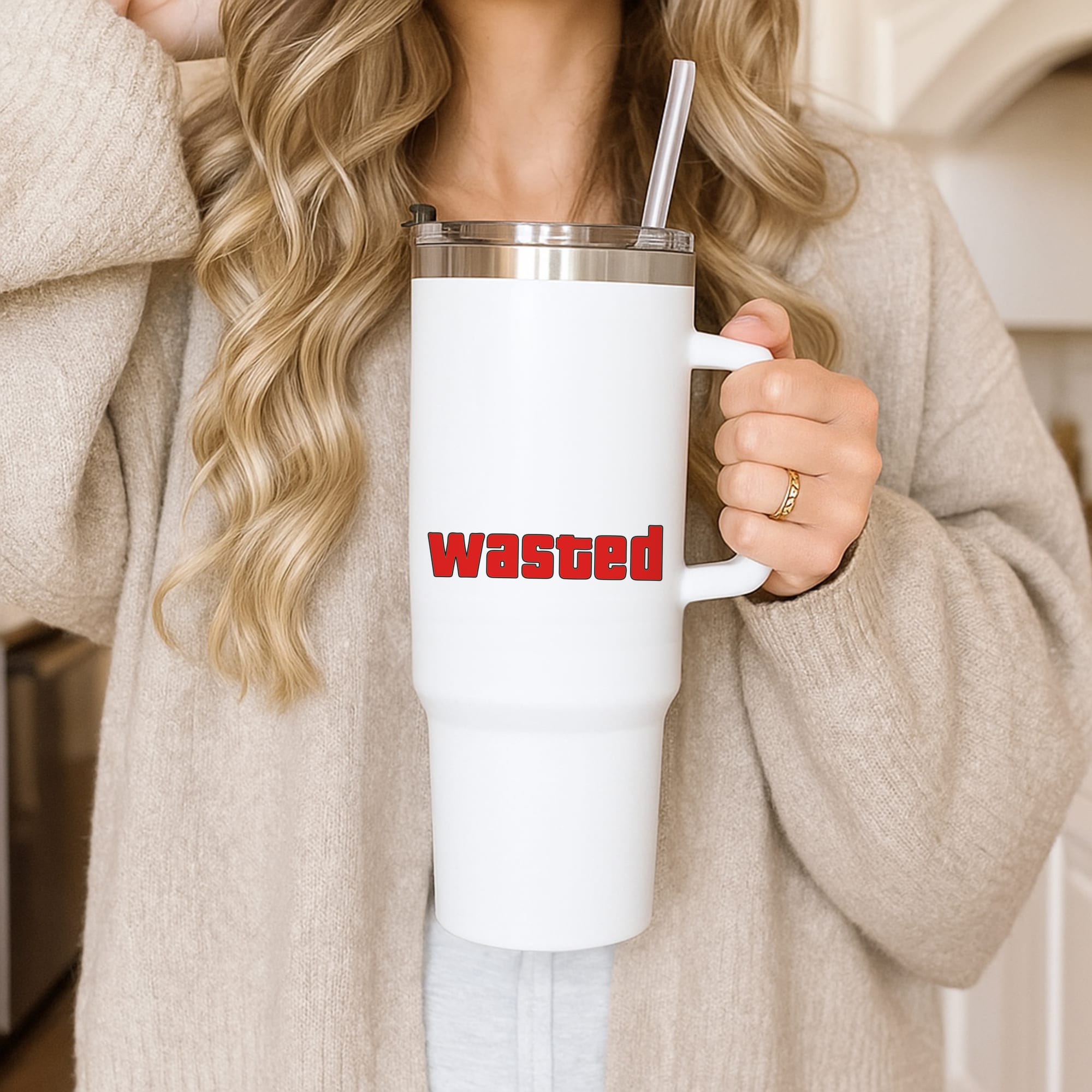 Wasted - Video Game Tumbler
