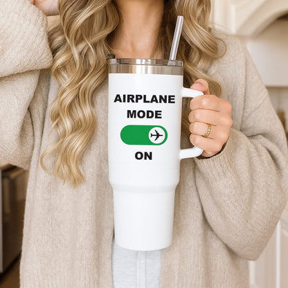 Airplane Mode On - Travel Tumbler