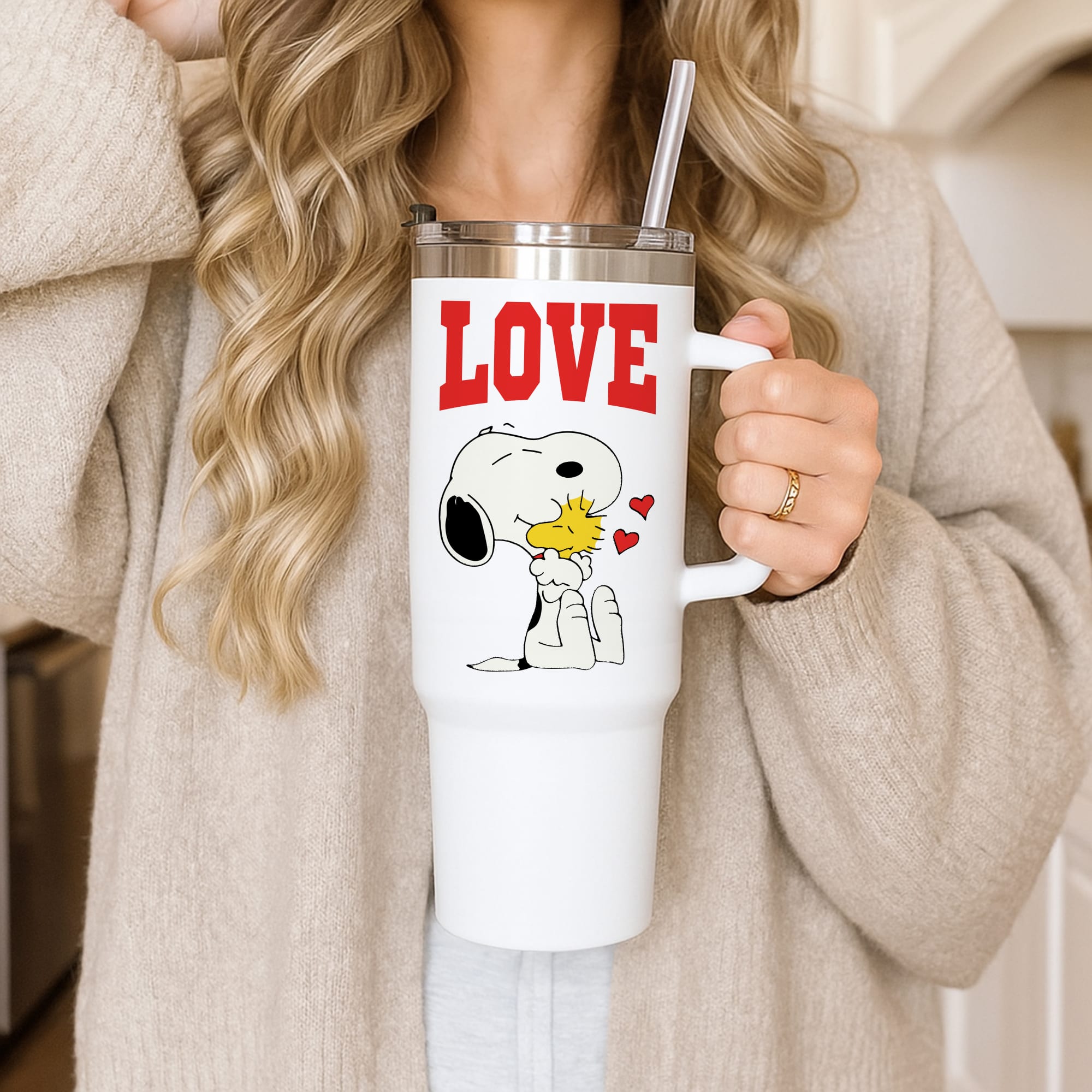 Love Cartoon Beagle  Tumbler
